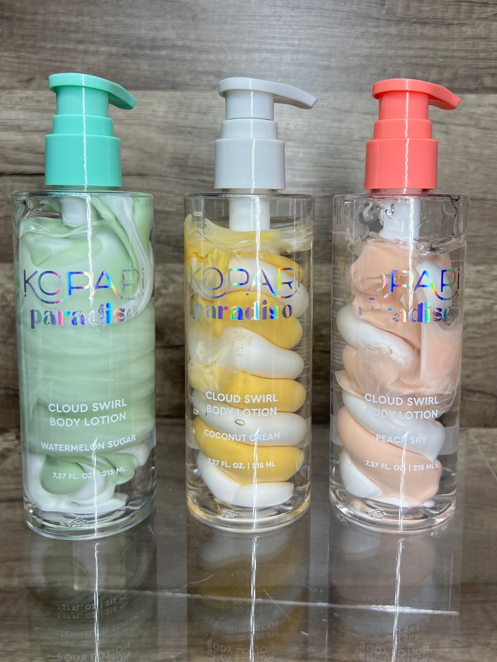 Kopari Beauty Paradiso Cloud Swirl Body Lotion Set of 3 kopari Body Lotions